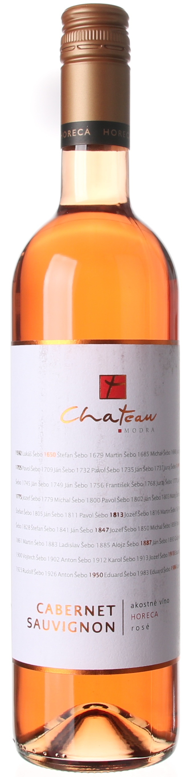 Levně Château Modra Cabernet Sauvignon rosé 0,75