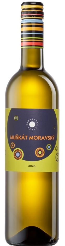 Karpatská Perla Muškát moravský - mladé víno 0,75