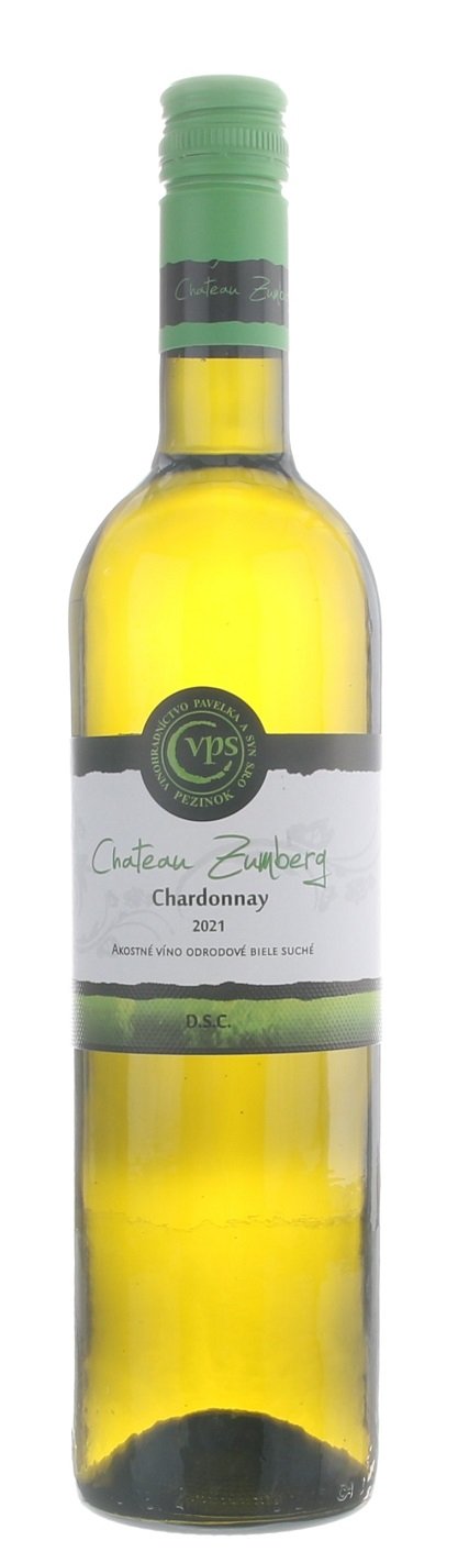 Pavelka Château Zumberg Chardonnay 0.75L, r2021, ak, bl, su, sc
