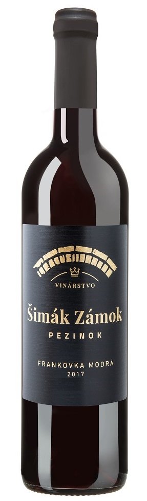 Šimák Zámok Pezinok Frankovka modrá 0.75L, r2017, ak, cr, su
