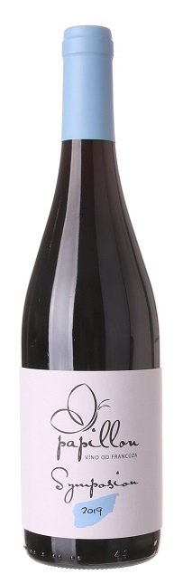 Papillon Víno od Francúza SYMPOSION Pinot Noir, BIO 0.75L, r2019, vin, cr, su