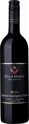 Villa Maria Reserve Cabernet Sauvignon - Merlot Gimblett Gravels 0.75L, r2018, cr, su, sc