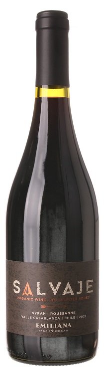 Emiliana Salvaje Syrah Roussanne BIO 0.75L, r2021, cr, su