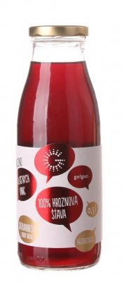 Golguz 100% Hroznová šťava červená 0.5L, hm, bl, sc