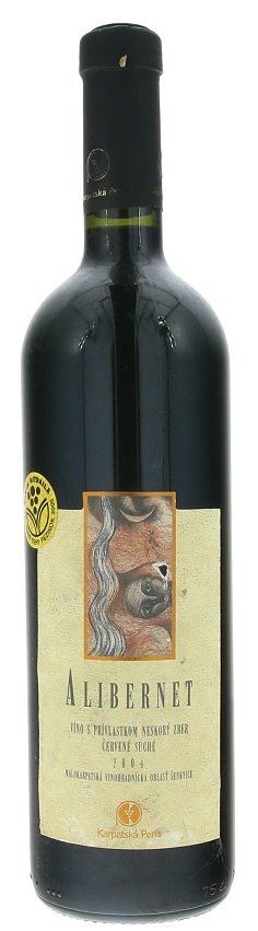 Karpatská Perla Alibernet 0.75L, r2004, nz, cr, su