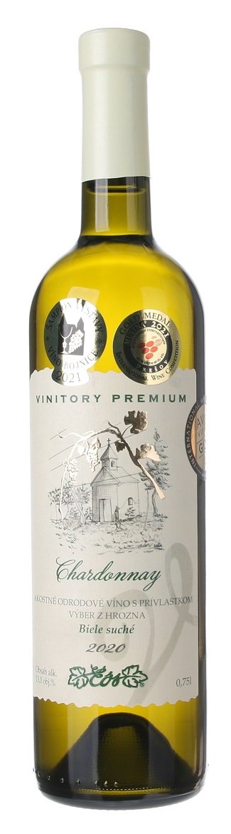 VVD Vinitory Premium Chardonnay 0.75L, r2020, vzh, bl, su