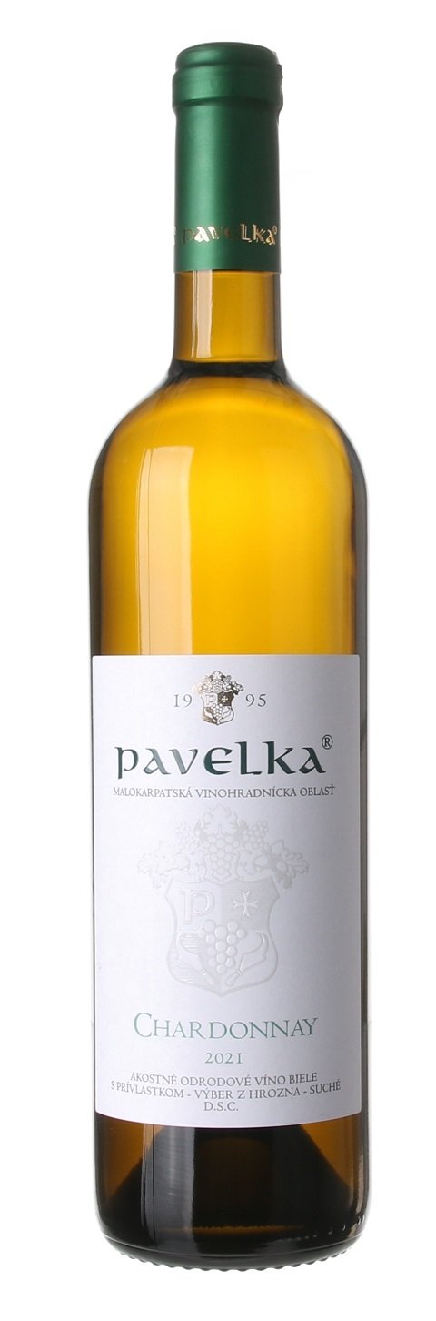 Pavelka Chardonnay 0.75L, r2021, vzh, bl, su