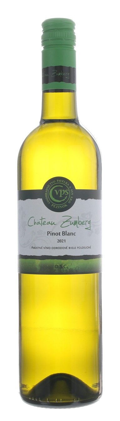Pavelka Château Zumberg Pinot Blanc 0.75L, r2021, ak, bl, plsu, sc