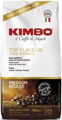 Kimbo Bar Top Flavour 1000g, 100 % Arabica,zrn, ochr