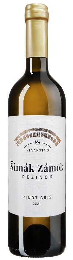 Šimák Zámok Pezinok Pinot Gris 0.75L, r2021, ak, bl, su