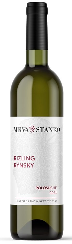 Mrva & Stanko Ryzlink rýnský, Belá 0.75L, r2021, nz, bl, plsu