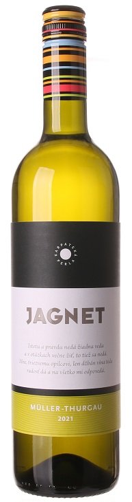 Karpatská Perla Jagnet Müller Thurgau 0.75L, r2021, vin, bl, su