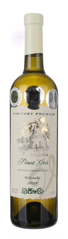 VVD Vinitory Premium Pinot Gris 0.75L, r2021, ak, bl, su