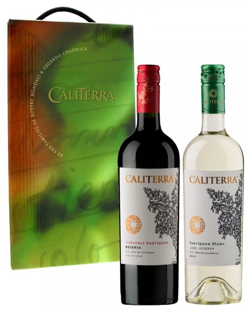 Caliterra Balíček Caliterra 2 vína + dárková krabice zdarma,mix