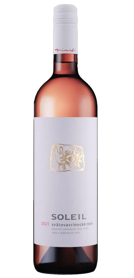 Vinidi Soleil Svatovavřinecké rosé 0.75L, r2021, ak, ruz, su, sc