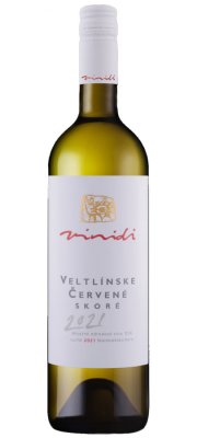 Vinidi Veltlínske červené rané Báb 0.75L, r2021, bl, su, sc