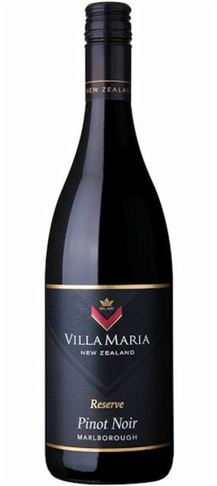 Villa Maria Reserve Pinot Noir 0.75L, r2019, cr, su, sc