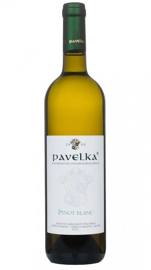 Pavelka Pinot Blanc 0.75L, r2021, vzh, bl, su