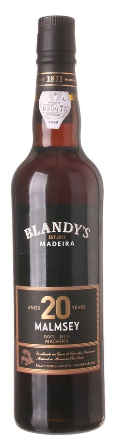 Blandy's Madeira Malmsey 20 Y.O. Doce Rich 0.5L, fortvin, bl, sl