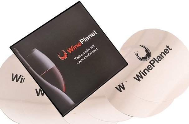 Vínna nálievka s logom Wineplanet - 6 kusov v balení