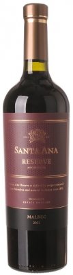 Santa Ana Reserve Malbec 0.75L, r2021, cr, su