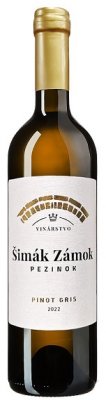 Šimák Zámok Pezinok Pinot Gris 0.75L, r2022, bl, su