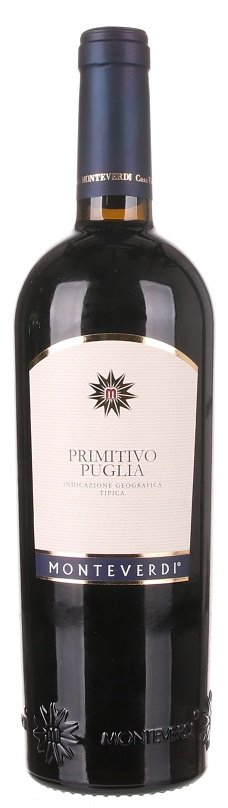 Monteverdi Primitivo Puglia 0.75L, IGT, r2020, cr, su