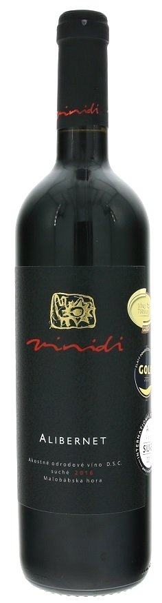 Vinidi Alibernet Báb 0,75L, r2016, nz, cr, su