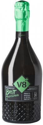 V8 Prosecco Spumante Millesimate 0.75L, DOC, skt, bl, brut