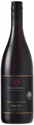 Villa Maria Library Release Pinot Noir Organic 0.75L, r2017, cr, su, sc