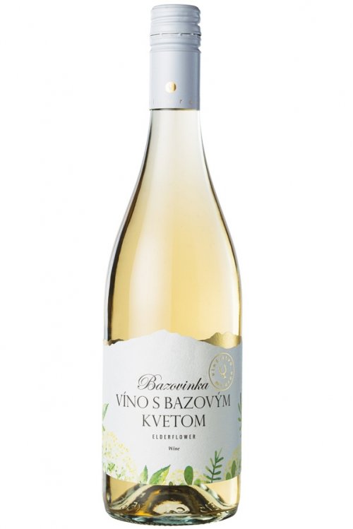 Miluron Bazovinka - Víno s bezovým květem 0.75L, ovvin, bl, sl