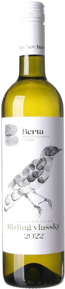 Berta Ryzlink vlašský Single Vineyard 0.75L, r2022, bl, su, sc