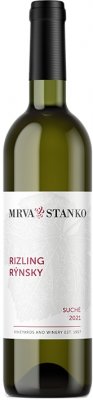 Mrva & Stanko Ryzlink rýnský 0.75L, r2021, bl, su