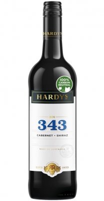 Hardys BIN 343 Cabernet - Shiraz 0.75L, r2021, cr, sc