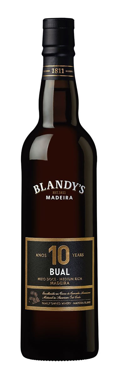 Blandy's Madeira Bual 10 Y.O. Medium Rich 0.5L, fortvin, bl, sl