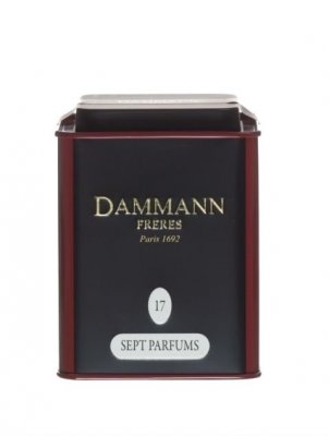 Dammann La Boite 7 Parfums, ochucený, 100 g,  6762,ciercaj, plech