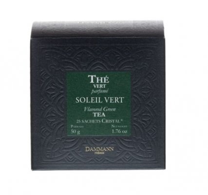 Dammann Sachets Box Soleil Vert, aromatizovaný, 25 x 2 gr.  3792,zelcaj, krsac