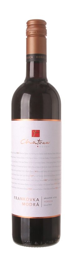 Château Modra Horeca Frankovka modrá 0.75L, r2022, ak, cr, su, sc