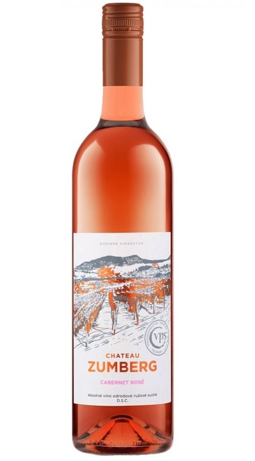 Pavelka Château Zumberg Cabernet Rosé 0.75L, r2023, ak, ruz, su, sc