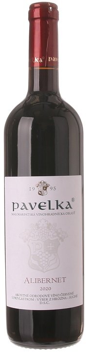 Pavelka Alibernet 0.75L, r2021, vzh, cr, su