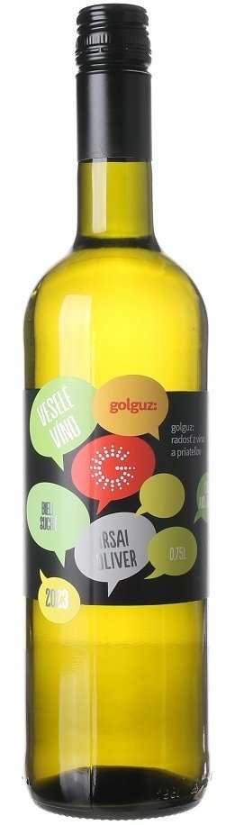 Golguz Veselé víno Irsai Oliver 0.75L, r2023, ak, bl, su, sc