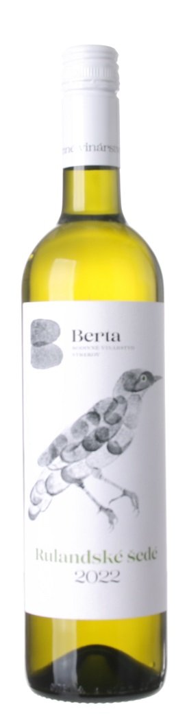 Berta Rulandské šedé 0.75L, r2022, vin, bl, su, sc