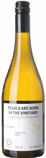 Karpatská Perla Pearl Pinot Blanc MVO 0.75L, r2023, vin, bl, su, sc