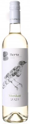 Berta Muškát žltý sparkling 0.75L, r2023, per, bl, plsu, sc