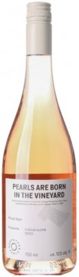 Karpatská Perla Pinot noir Frizzante 0,75L, r2023, friper, ruz, plsu, sc