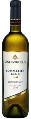 Víno Mikulov Sommelier Club Chardonnay 0.75L, r2023, nz, bl, su