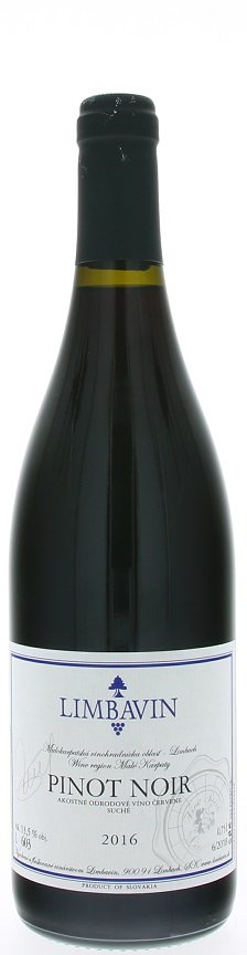 Limbavin Pinot Noir 0.75L, r2016, ak, cr, su