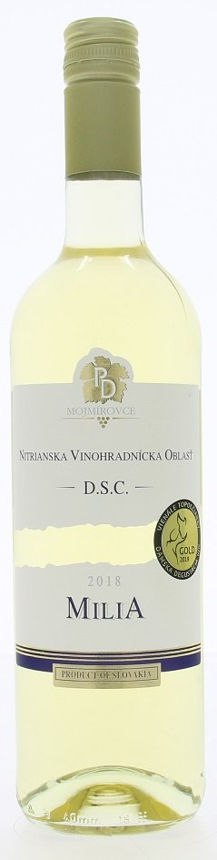 PD Mojmírovce Milia 0,75L, r2018, ak, bl, plsl