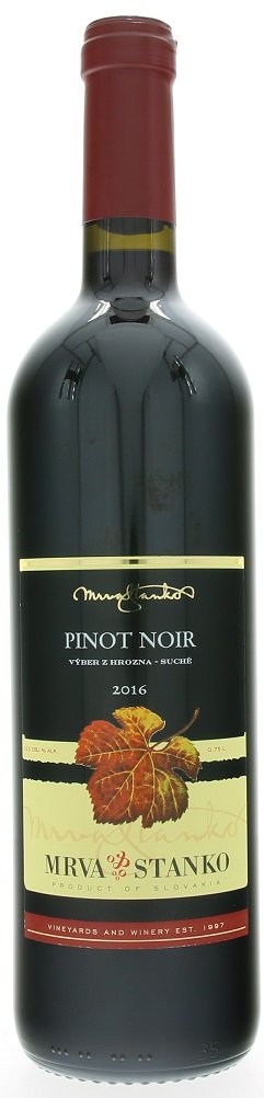 Mrva & Stanko Pinot Noir (Rulandské modré), Čachtice 0.75L, r2016, vzh, cr, su