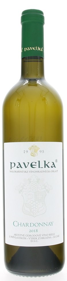 Pavelka Chardonnay 0,75L, r2018, vzh, bl, su